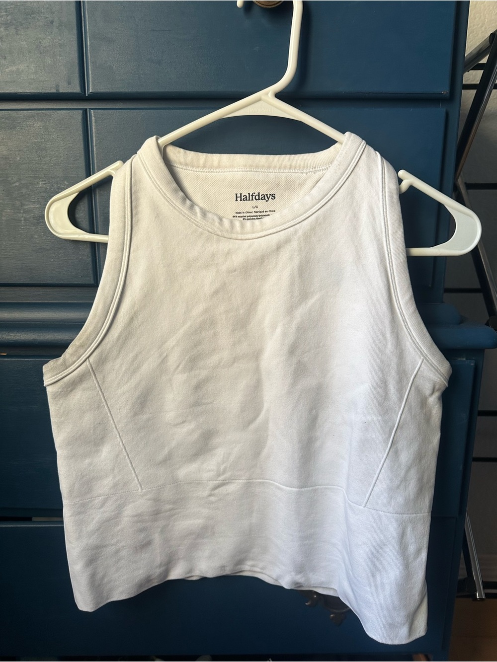 Halfdays White Tank